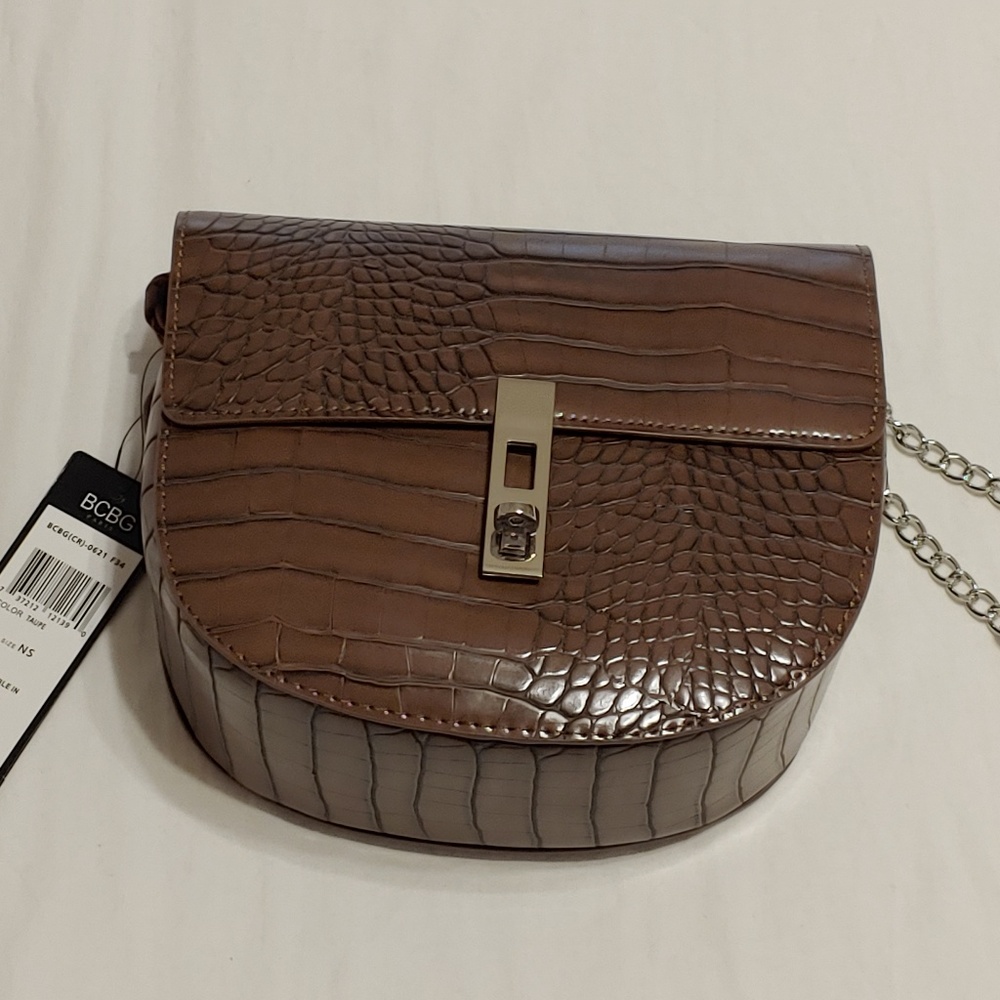 NWT BCBG Fall Crossbody Handbag Brown
